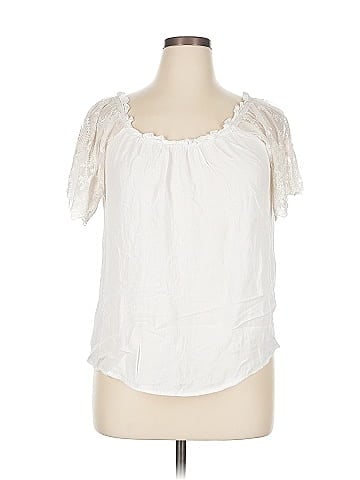 Eyeshadow Short Sleeve Blouse (view 1)