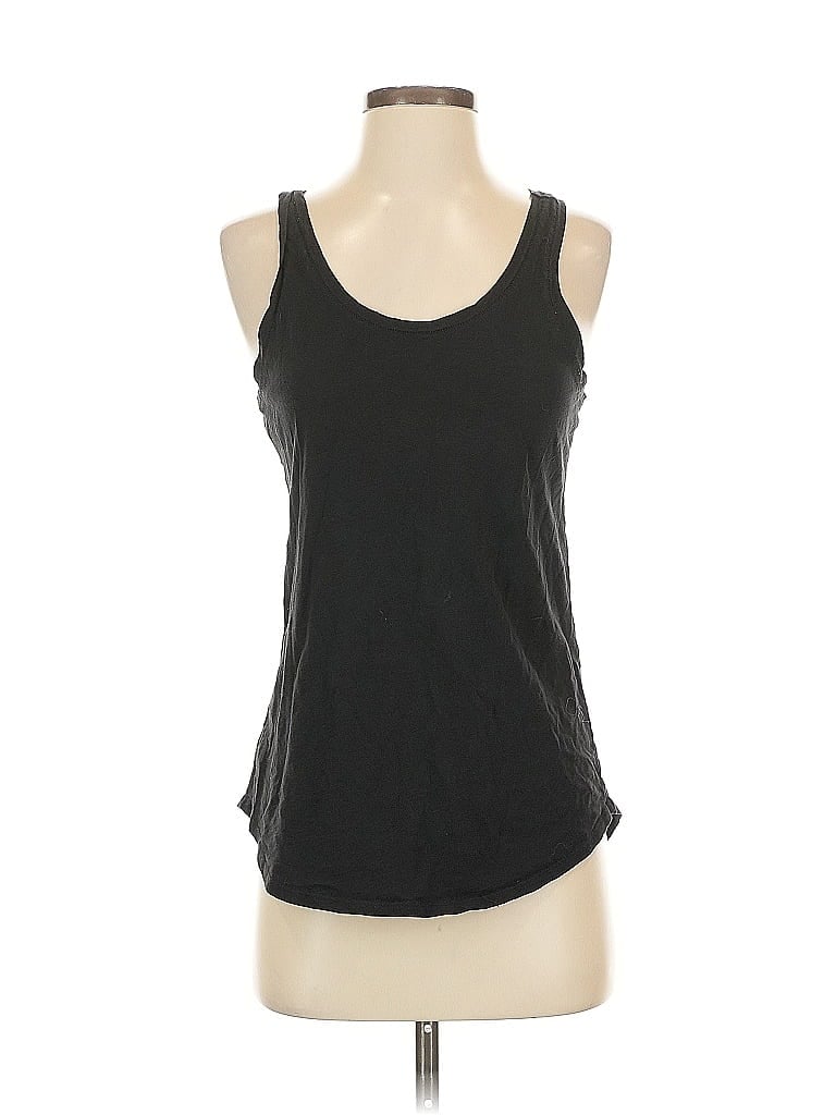 Pre-owned Lou & Grey For Loft Tank Top Black Halter Neckline Tops
