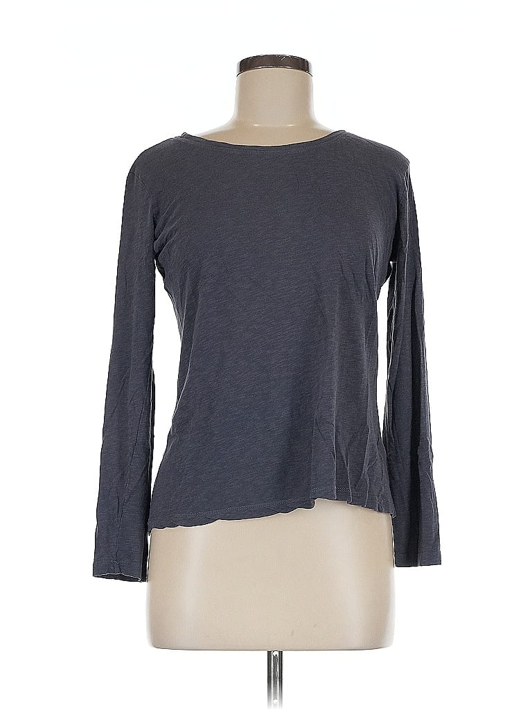 Click to view more detailed imagery on our partner's website Pre-owned Caslon 3/4 Sleeve T-shirt In Gray