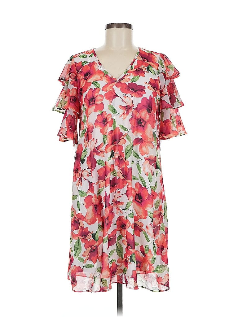 Pre-owned Calvin Klein Casual Dress In Pink