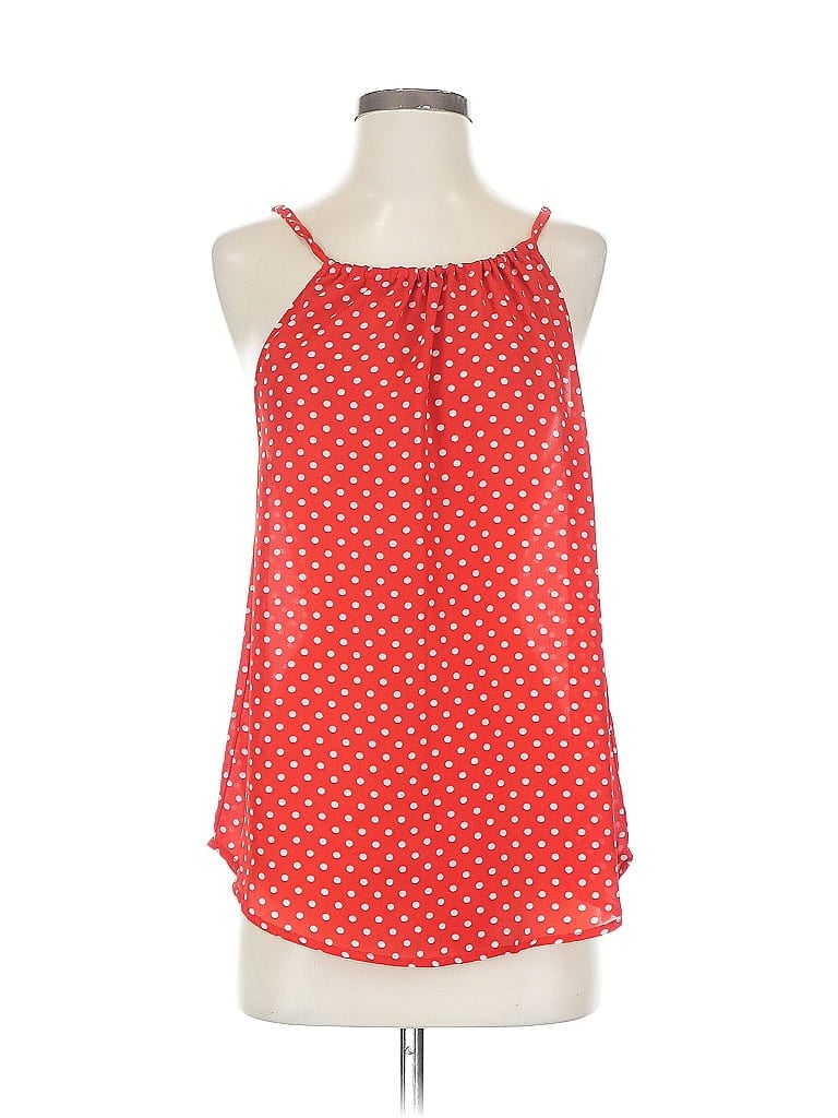 Pre-owned Papermoon Sleeveless Blouse In Red