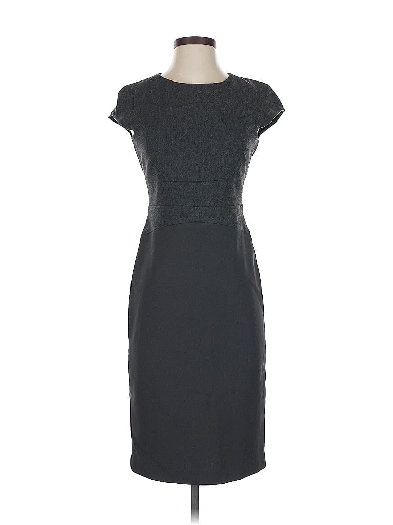 Pre-owned Zara Basic Cocktail Dress In Gray