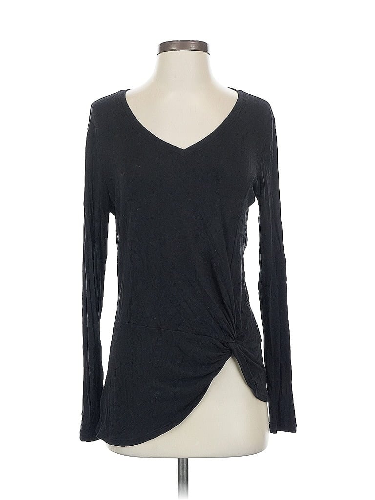 Pre-owned Cabi Long Sleeve T-shirt In Black