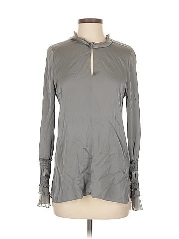 Kobi Halperin Long Sleeve Silk Top (view 1)