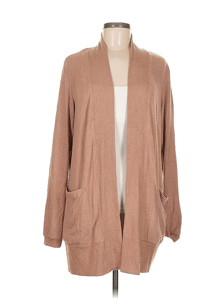 Pre-owned B Collection By Bobeau Cardigan Sweater In Brown