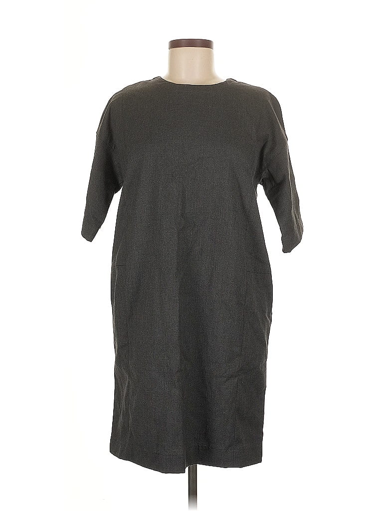 Pre-owned Unbranded Casual Dress In Gray