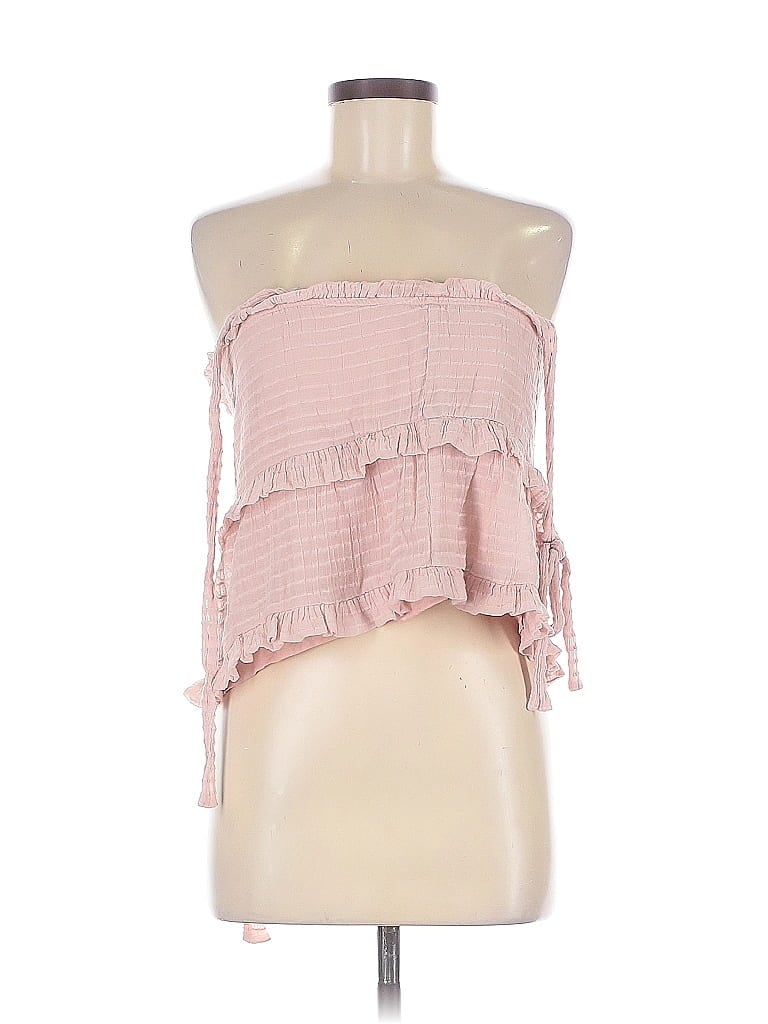 Pre-owned Le Lis Sleeveless Blouse In Pink