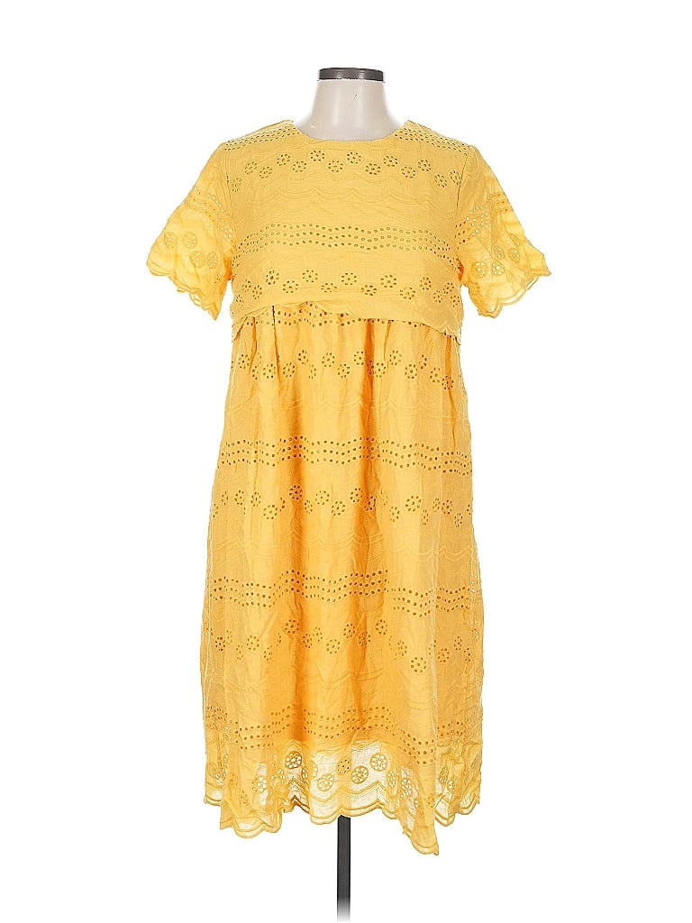 Assorted Brands Casual Dress In Yellow
