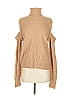 Intermix Tan Wool Pullover Sweater Size S - photo 1