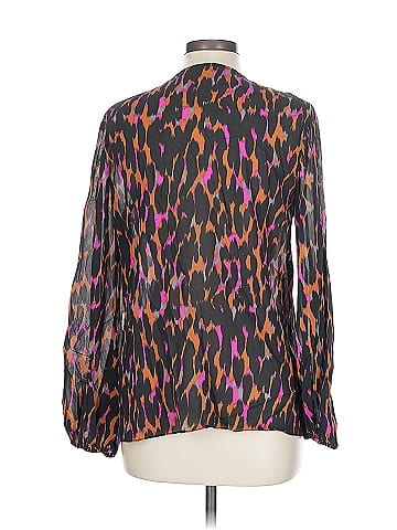 Trina Turk Long Sleeve Silk Top (view 2)