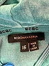 BCBGMAXAZRIA Teal Zip Up Hoodie Size 16 - photo 3