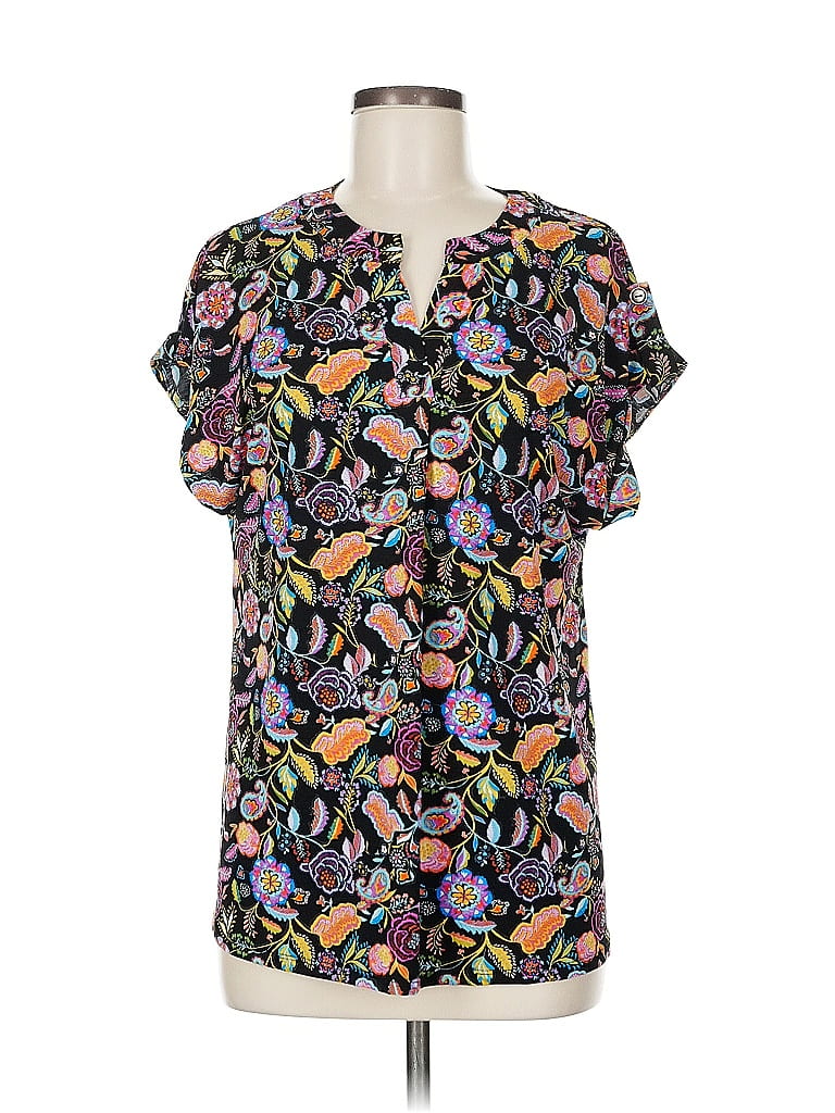 Pre-owned Unbranded Short Sleeve T-shirt In Black