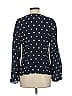 Jigsaw 100% Viscose Polka Dots Black Long Sleeve Blouse Size 4 - photo 2