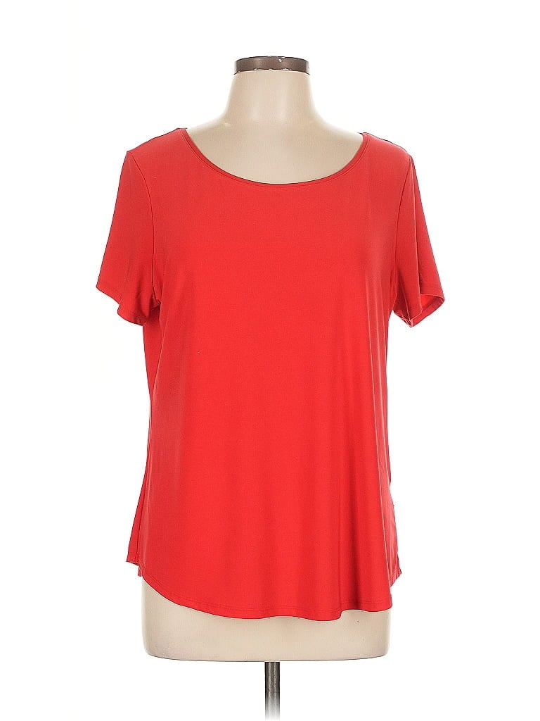 Pre-owned Roz & Ali Short Sleeve T-shirt In Red