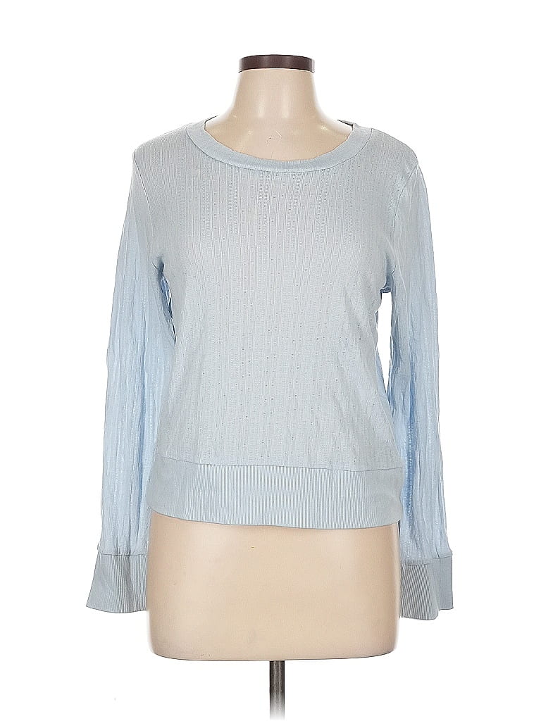 Pre-owned Only Long Sleeve T-shirt In Blue