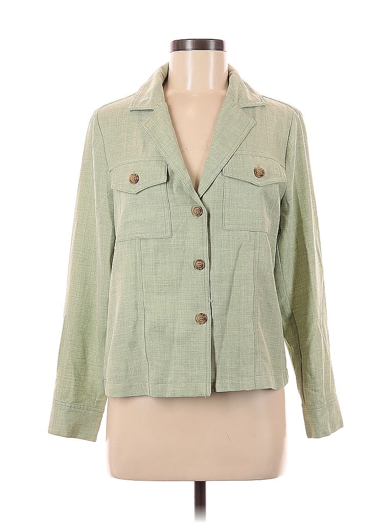 Click to view more detailed imagery on our partner's website Pre-owned Soho Apparel Ltd 3/4 Sleeve Blouse In Green