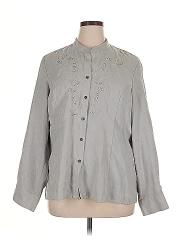 Sag Harbor Long Sleeve Blouse (view 1)