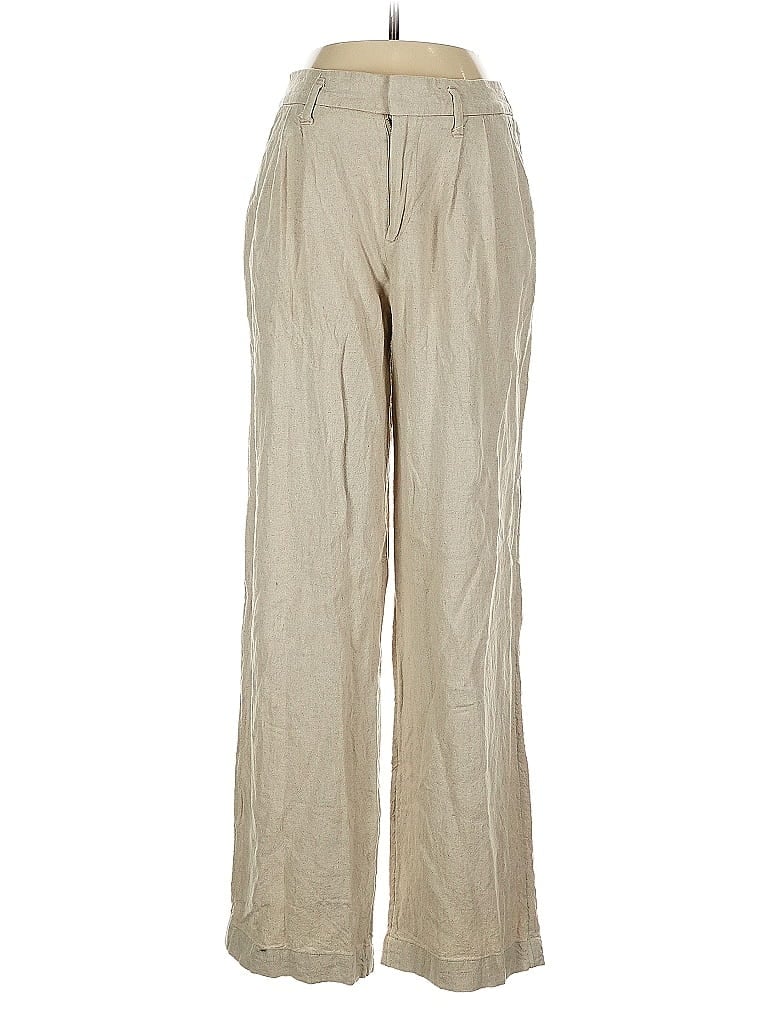 Pre-owned A New Day Linen Pants In Brown
