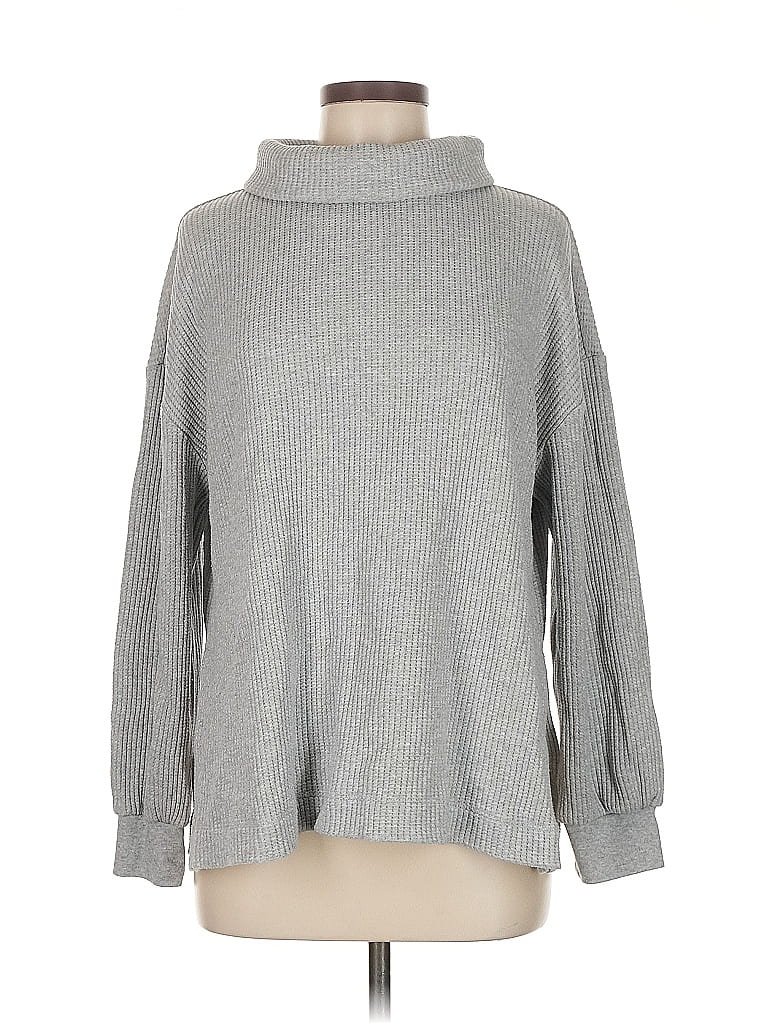 Pre-owned Gap Turtleneck Sweater In Gray