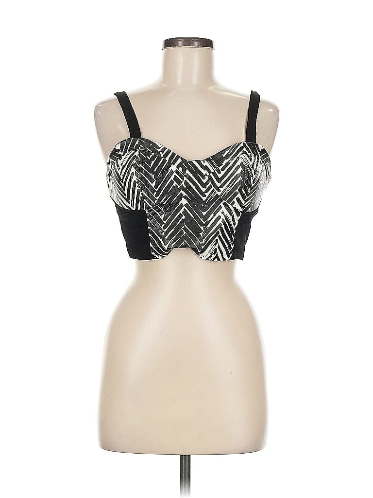 Minkpink Tank Top Black Strapless Neckline Tops
