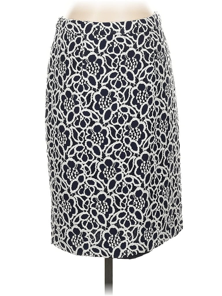 Pre-owned Eva Mendes By New York & Company Casual Skirt In Blue