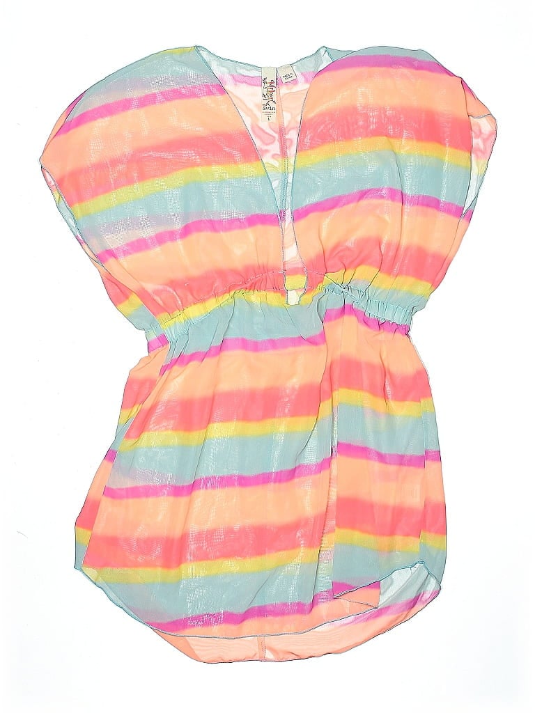 Pre-owned Miken Swim Swimsuit Cover Up In Pink