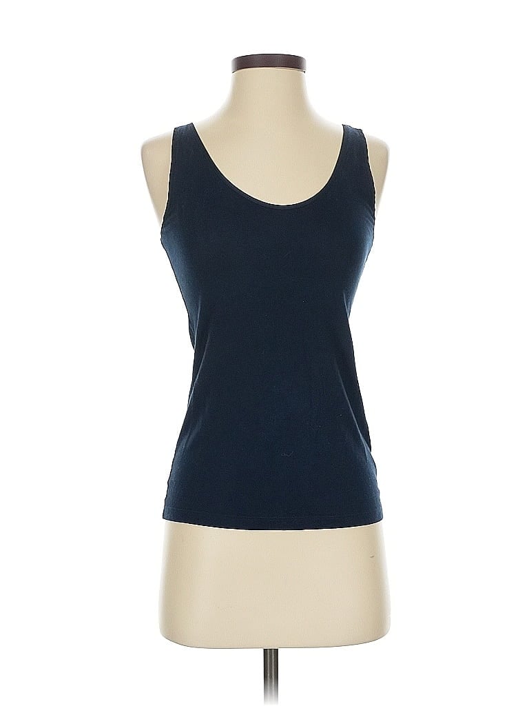 Pre-owned Banana Republic Tank Top Blue Strapless Neckline Tops