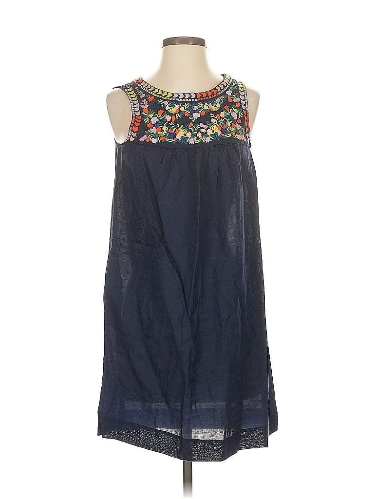 Pre-owned J.crew Factory Store Casual Dress In Blue