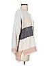 Soft Surroundings 100% Polyester Color Block Gray Pullover Sweater Size S - photo 4