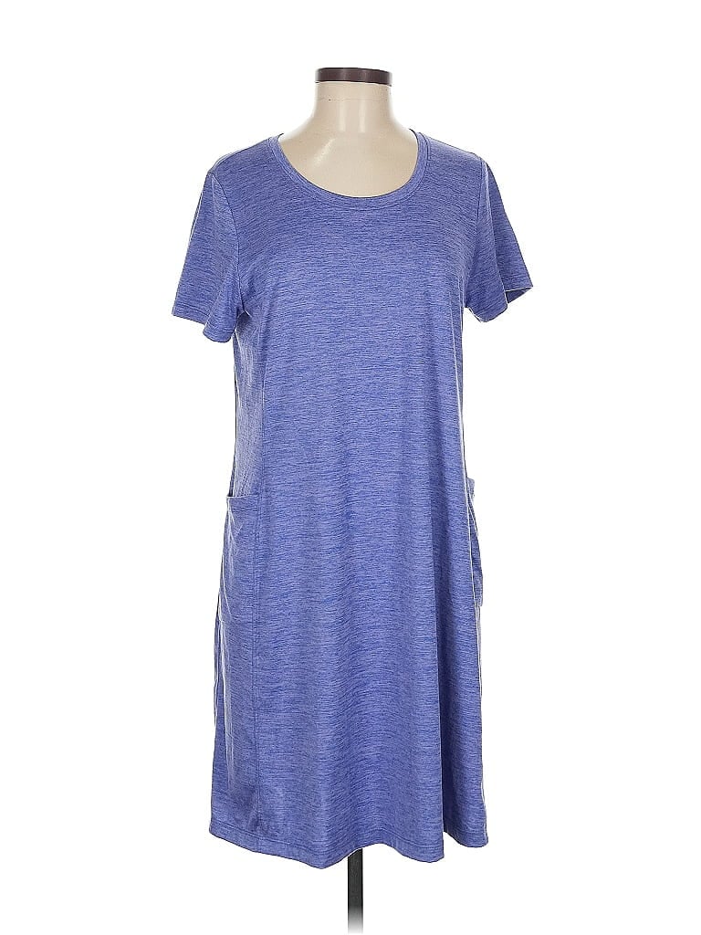 Pre-owned Skechers Casual Dress In Blue
