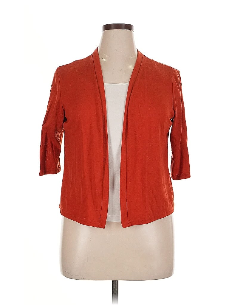 Pre-owned North Style Cardigan Sweater In Orange