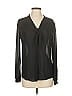 Max Studio 100% Polyester Black Long Sleeve Blouse Size S - photo 1