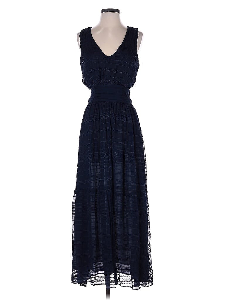 Pre-owned Ramy Brook Cocktail Dress In Blue
