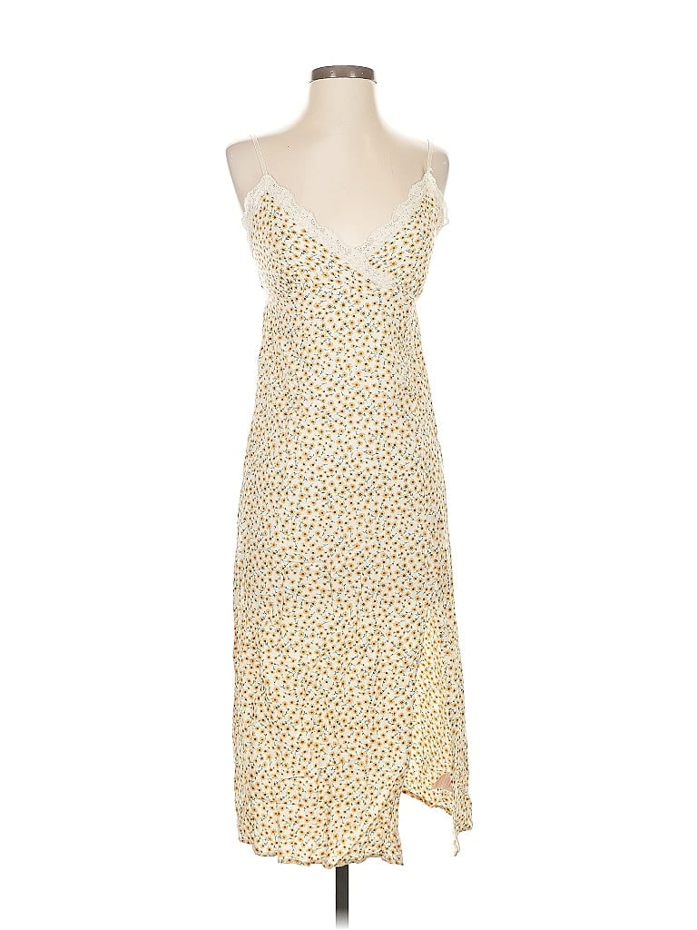 Pre-owned No Boundaries Cocktail Dress In Yellow