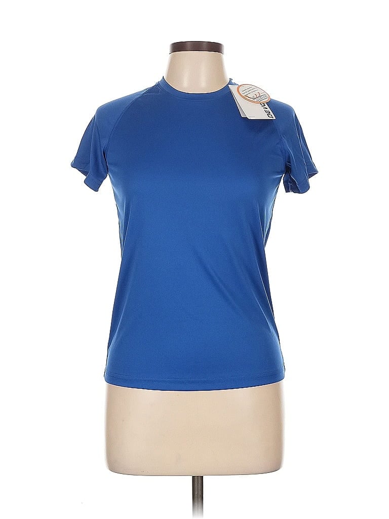 Pre-owned Assorted Brands Active T-shirt In Blue