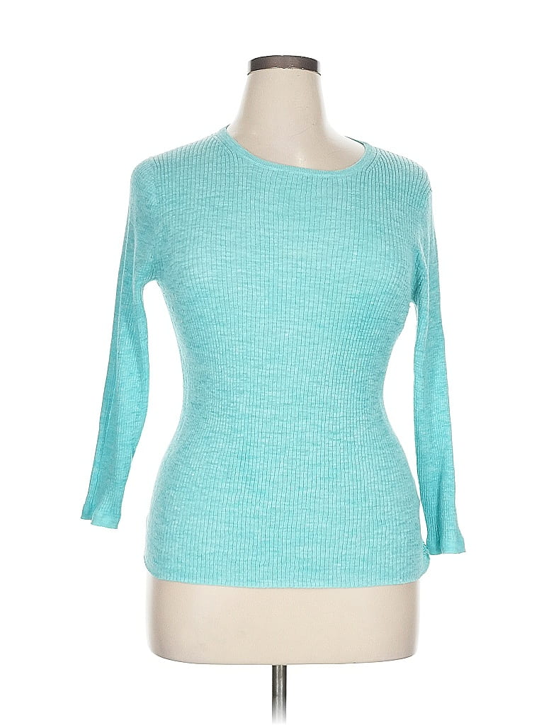 Click to view more detailed imagery on our partner's website Pre-owned Jcrew 3/4 Sleeve T-shirt In Blue