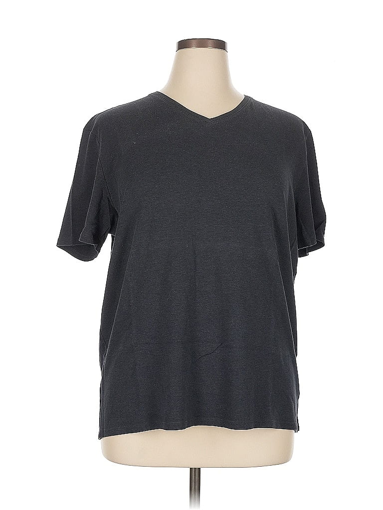 Pre-owned Calvin Klein Short Sleeve T-shirt In Gray