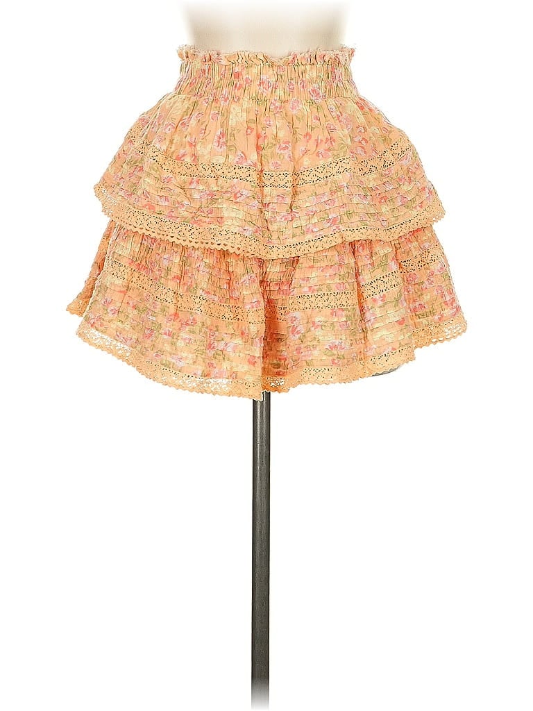 Pre-owned Aerie Casual Skirt In Orange