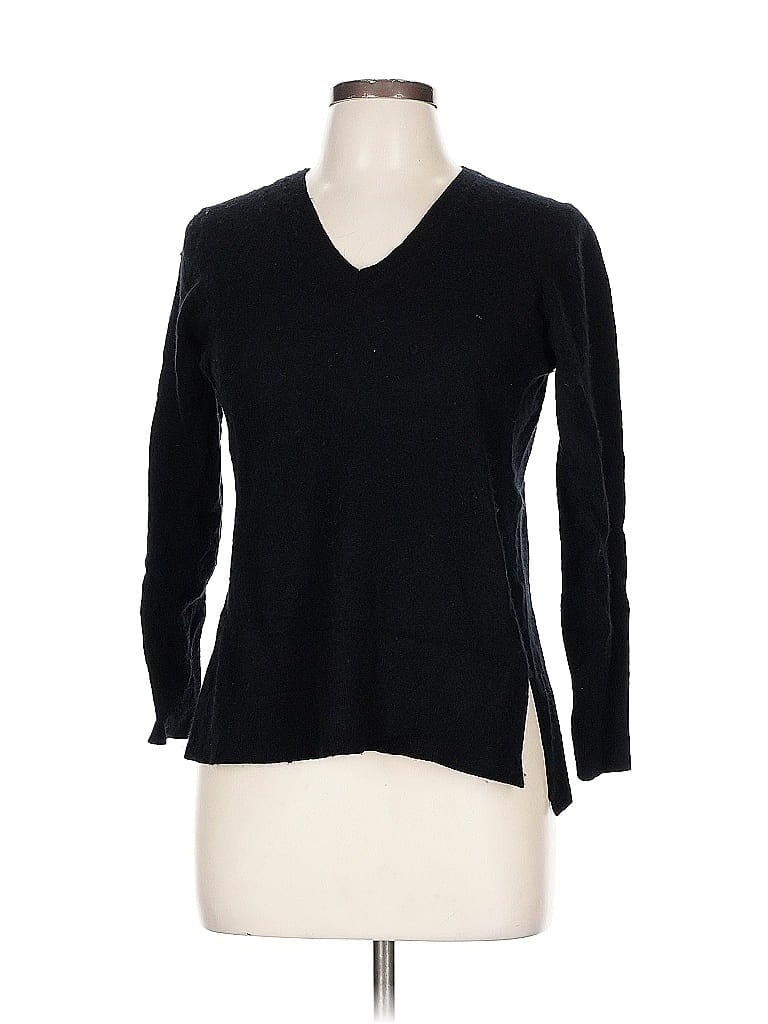 Pre-owned J.crew Factory Store Pullover Sweater In Black