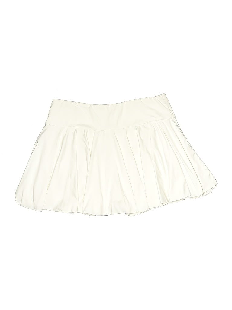Pre-owned Shein Curve Active Skort In White