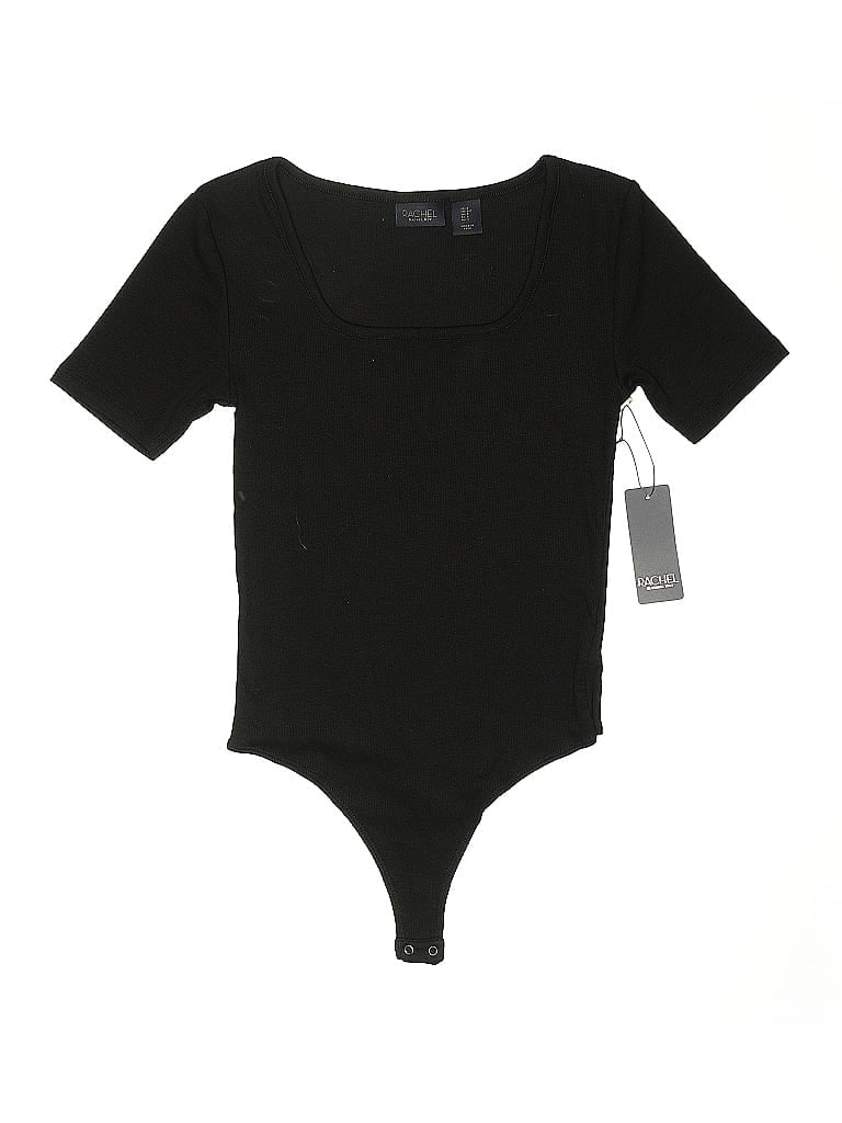 Pre-owned Rachel Rachel Roy Bodysuit In Black