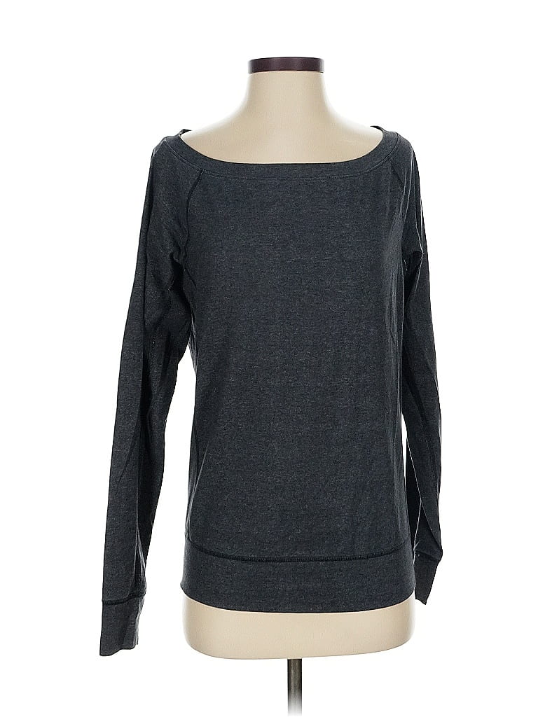 Pre-owned Nike 3/4 Sleeve T-shirt In Gray