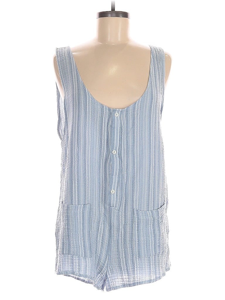 Pre-owned Xhilaration Romper In Blue