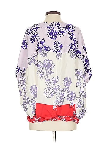 Diane von Furstenberg 3/4 Sleeve Silk Top (view 2)