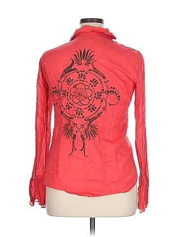 CALVIN KLEIN JEANS Long Sleeve Button-Down Shirt (view 2)