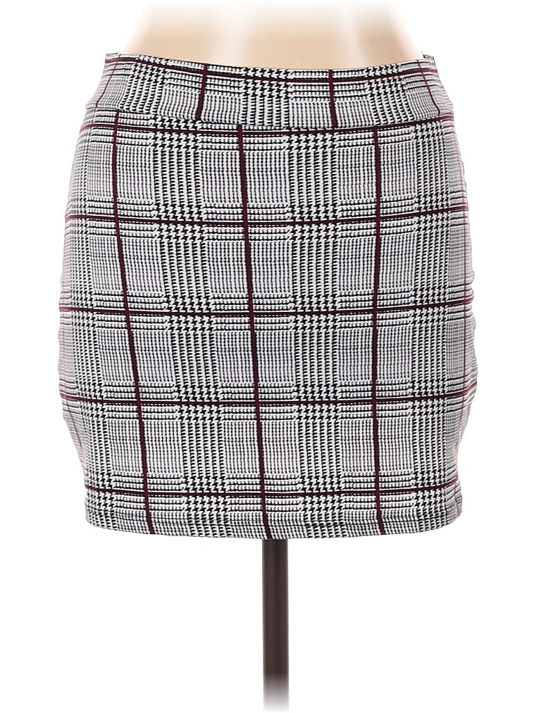 Pre-owned Fashion Nova Casual Skirt In Gray