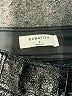 Babaton 100% Polyurethane Metallic Silver Casual Pants Size 2 - photo 4