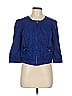 White House Black Market Blue Jacket Size 6 - photo 1