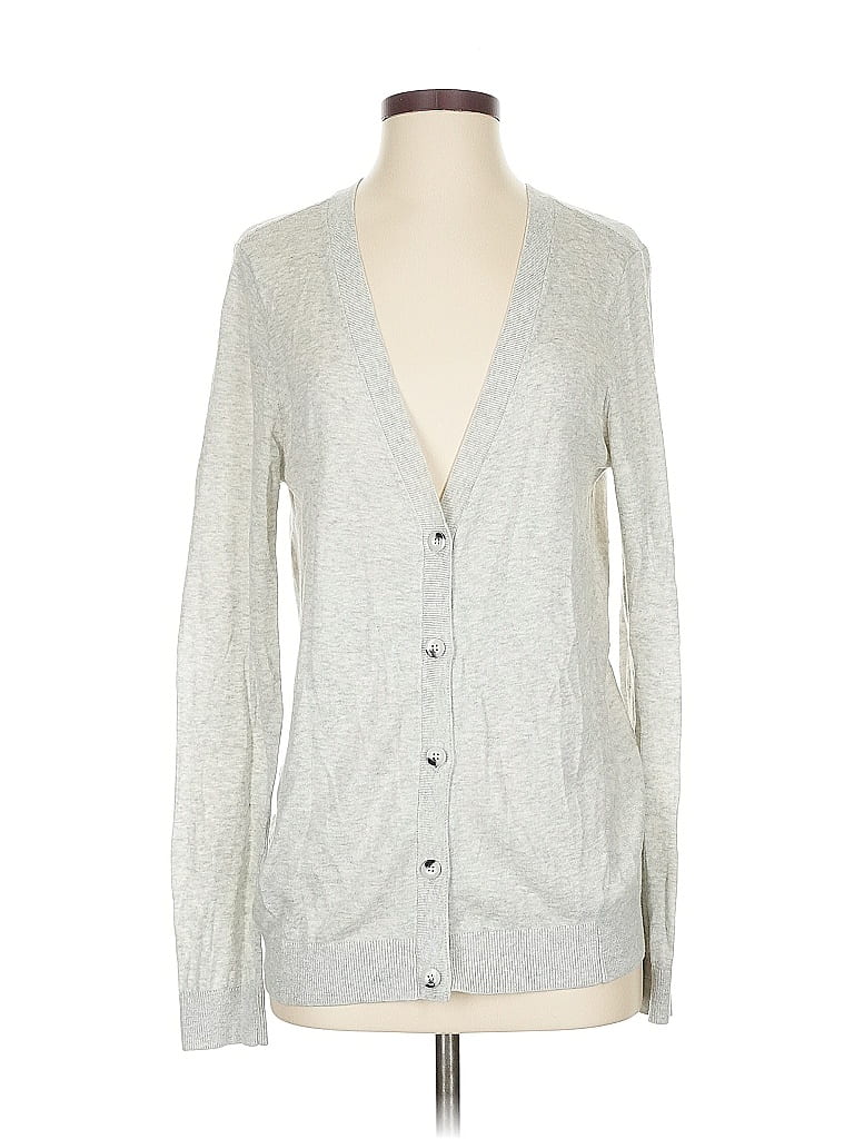 Pre-owned Cabi Cardigan Sweater In Gray