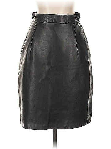 Ann Taylor Faux Leather Skirt (view 1)